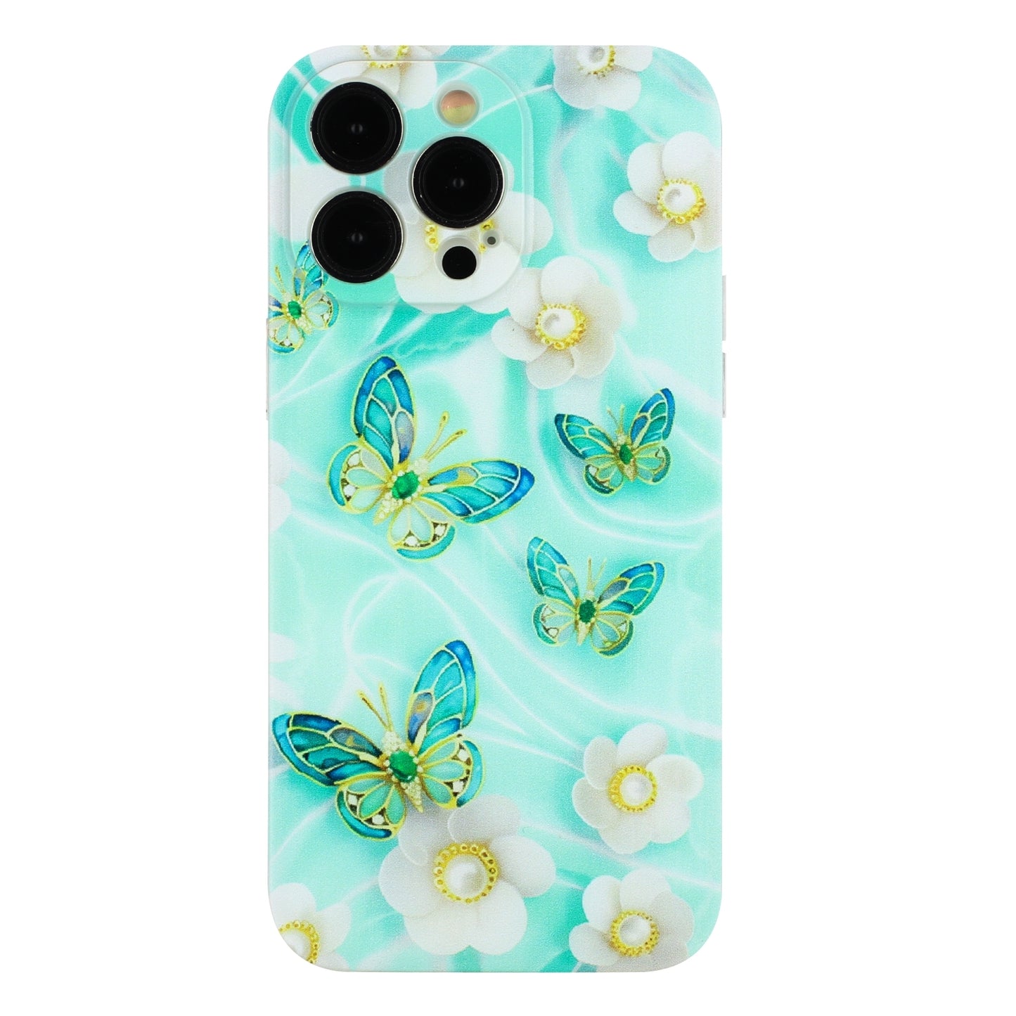 iPhone 15 Pro Max Vibrant Floral & Abstract TPU Case – Stylish & Durable