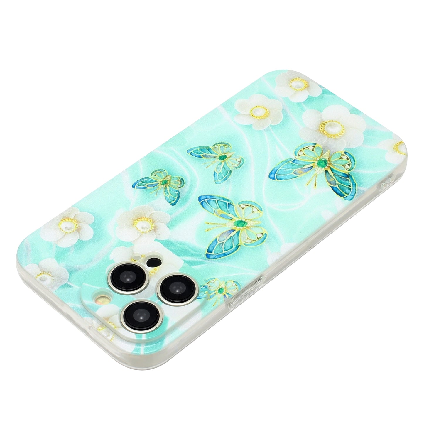 iPhone 15 Pro Max Vibrant Floral & Abstract TPU Case – Stylish & Durable