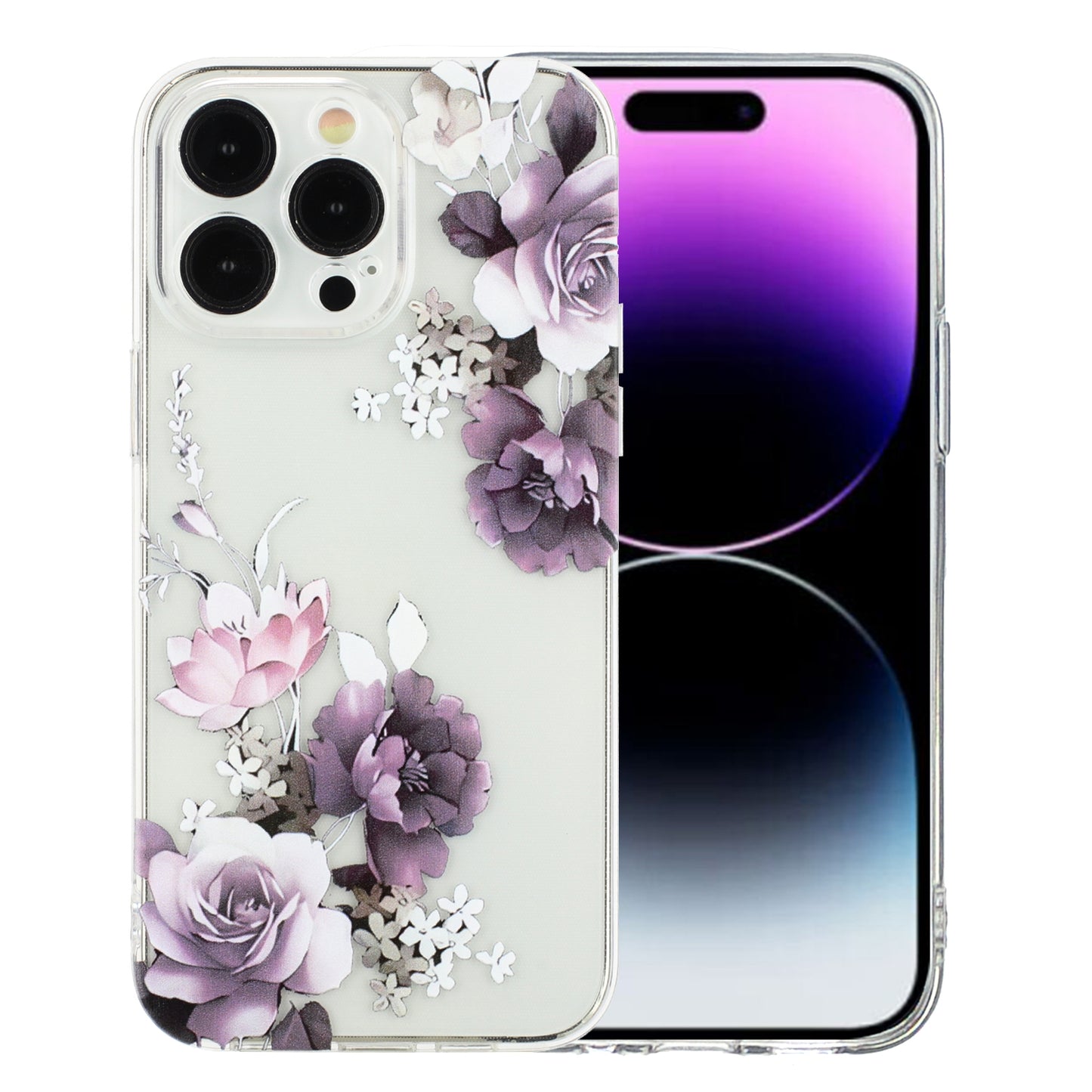 iPhone 15 Pro Max Vibrant Floral & Abstract TPU Case – Stylish & Durable