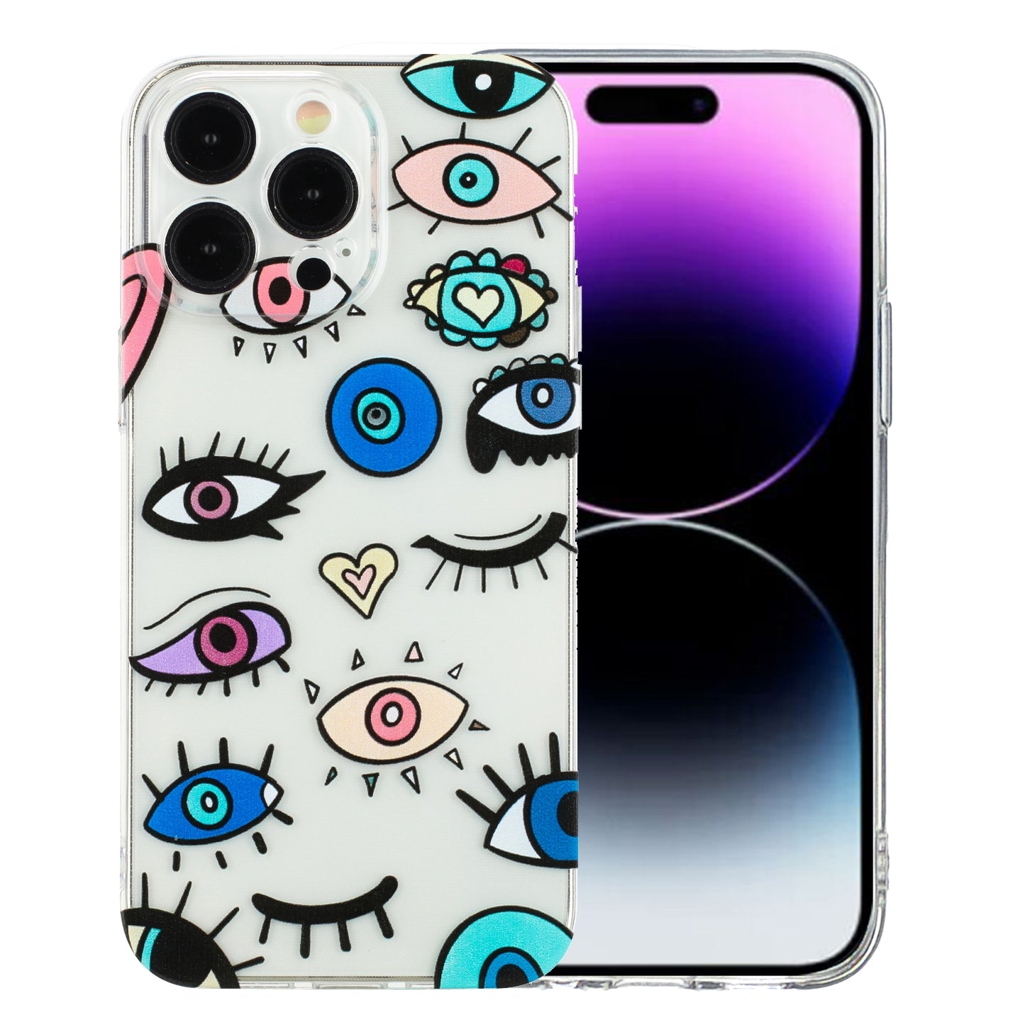 iPhone 15 Pro Max Vibrant Floral & Abstract TPU Case – Stylish & Durable