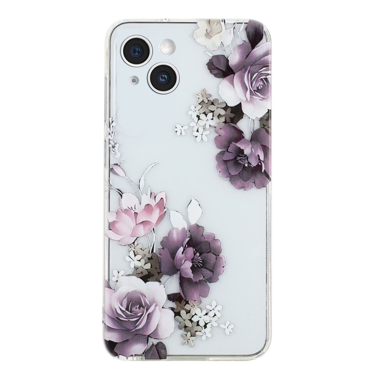 iPhone 15 Plus Vibrant Floral & Abstract TPU Case – Stylish & Protective