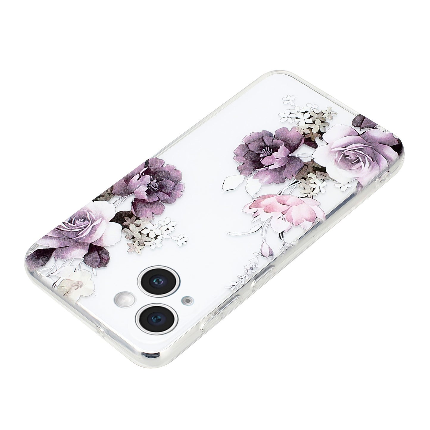 iPhone 15 Plus Vibrant Floral & Abstract TPU Case – Stylish & Protective