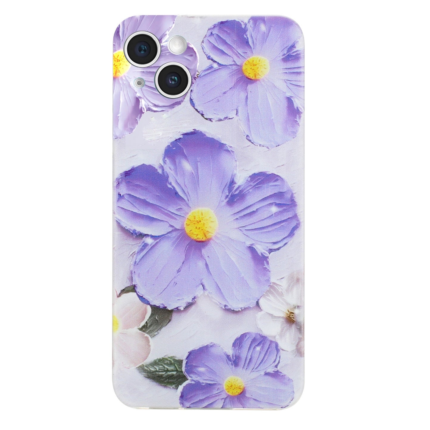 iPhone 15 Plus Vibrant Floral & Abstract TPU Case – Stylish & Protective