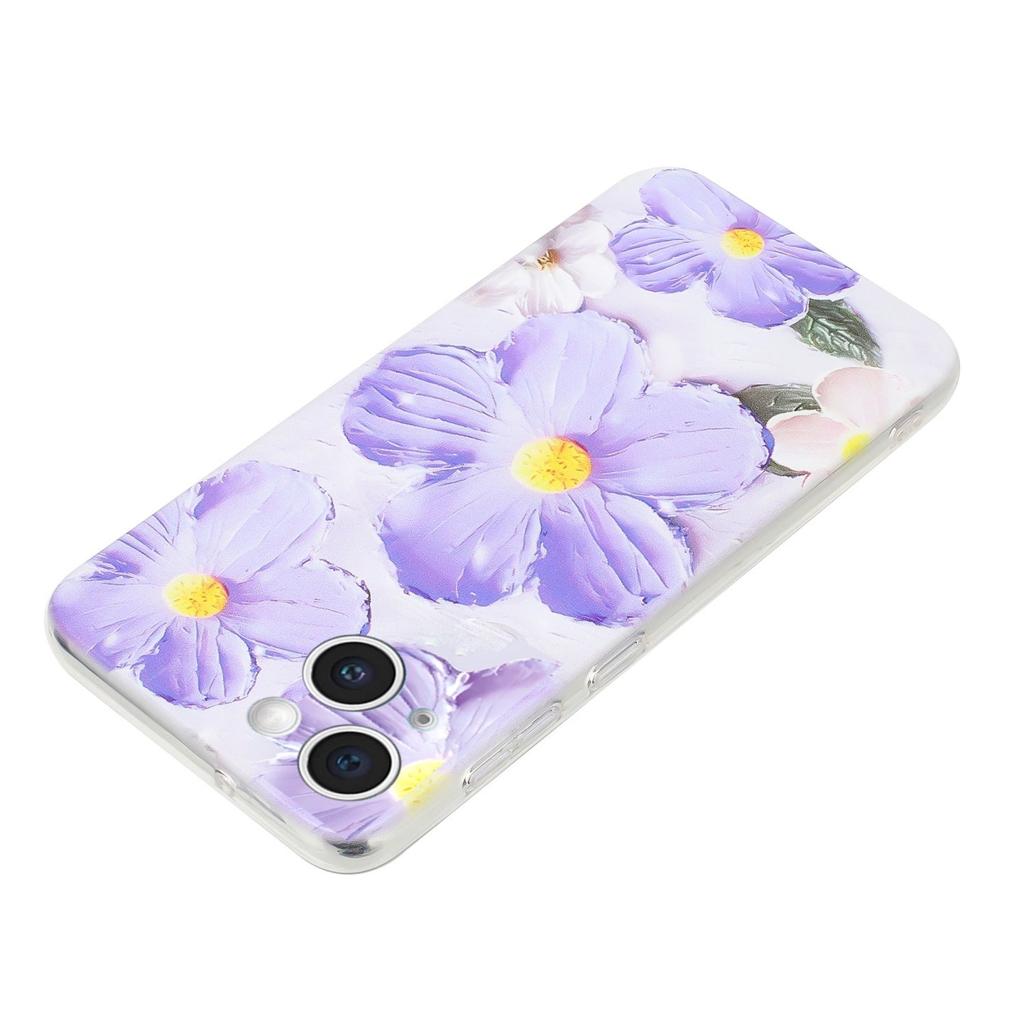 iPhone 15 Plus Vibrant Floral & Abstract TPU Case – Stylish & Protective