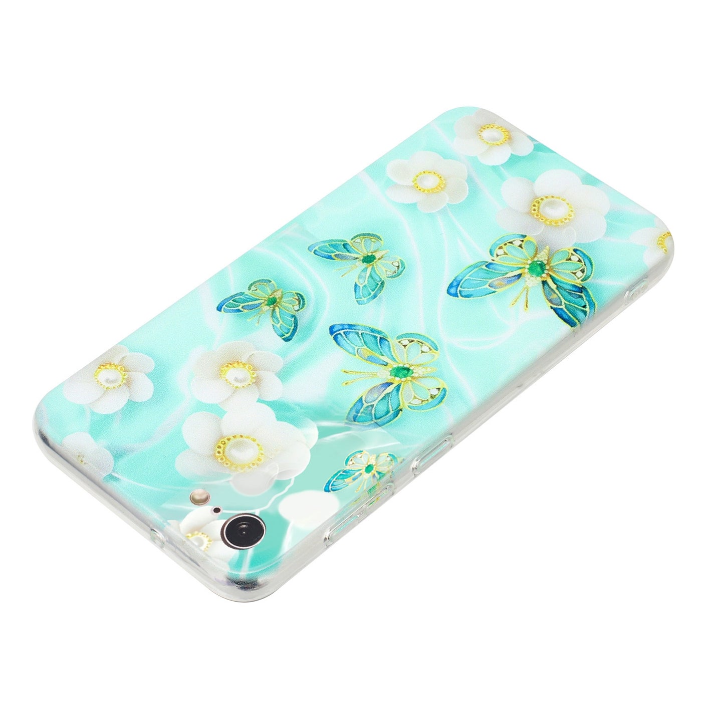 iPhone SE 2022/2020 Vibrant Floral & Abstract TPU Case – Stylish & Durable