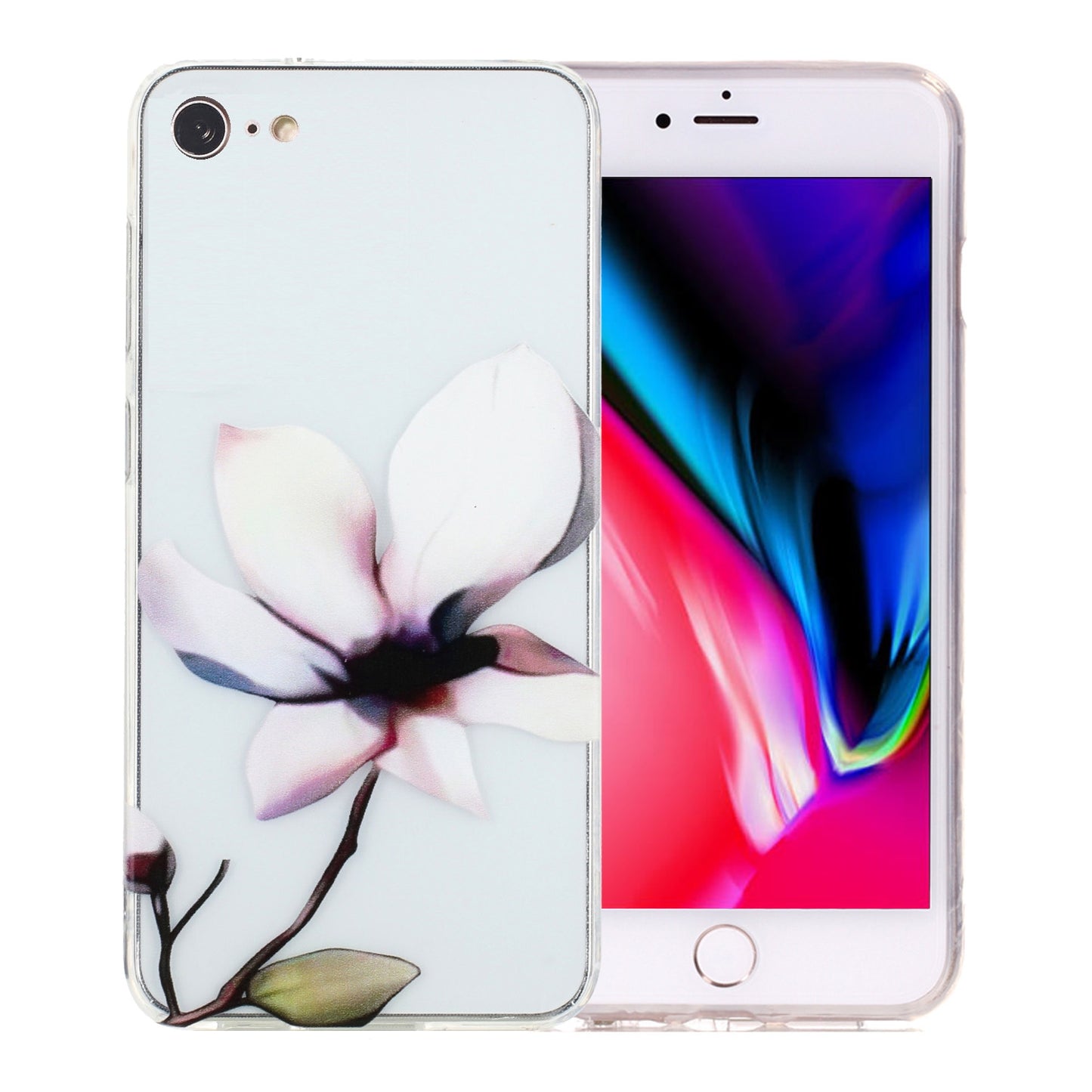 iPhone SE 2022/2020 Vibrant Floral & Abstract TPU Case – Stylish & Durable