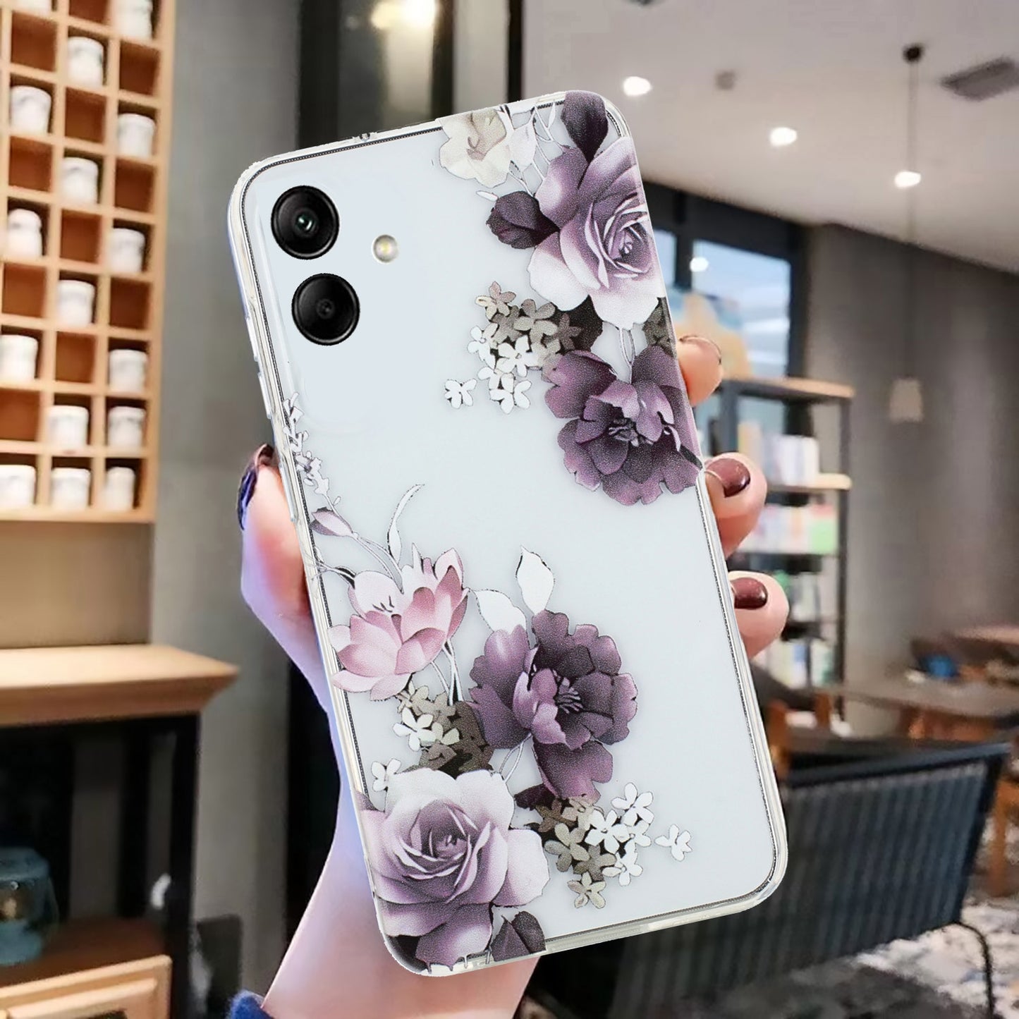 Samsung Galaxy A05 Vibrant Floral & Abstract TPU Case – Stylish & Protective